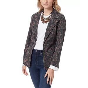 Sam Edelman Margot Printed Blazer Jacket Size‎ M Floral Button